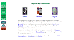 Desktop Screenshot of edgarcayceproducts.com